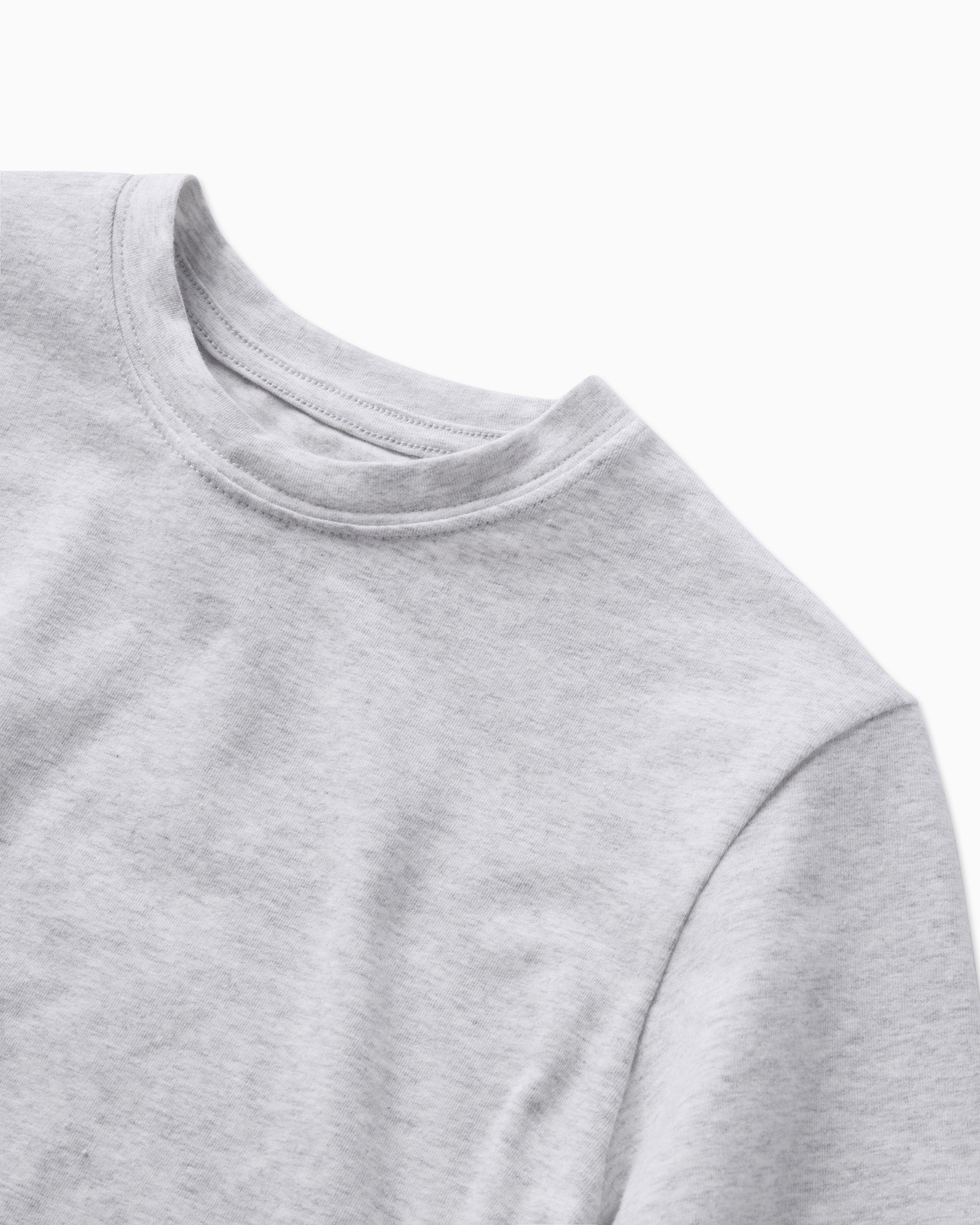 Baby Tee | Light Heather Grey