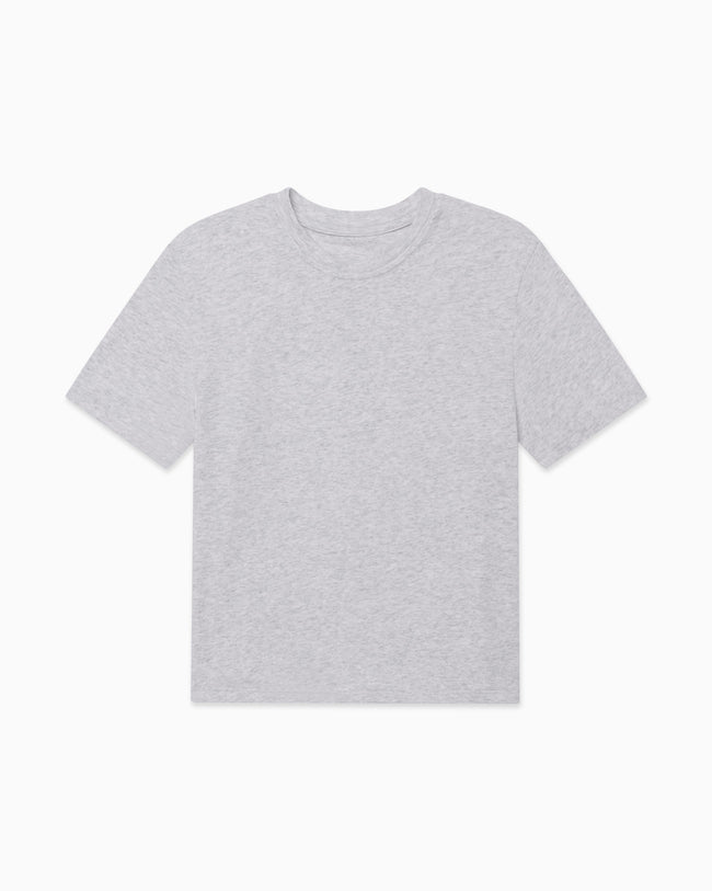 Baby Tee | Light Heather Grey