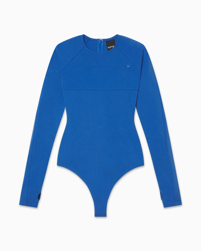 Long Sleeve Bodysuit | Cobalt Blue