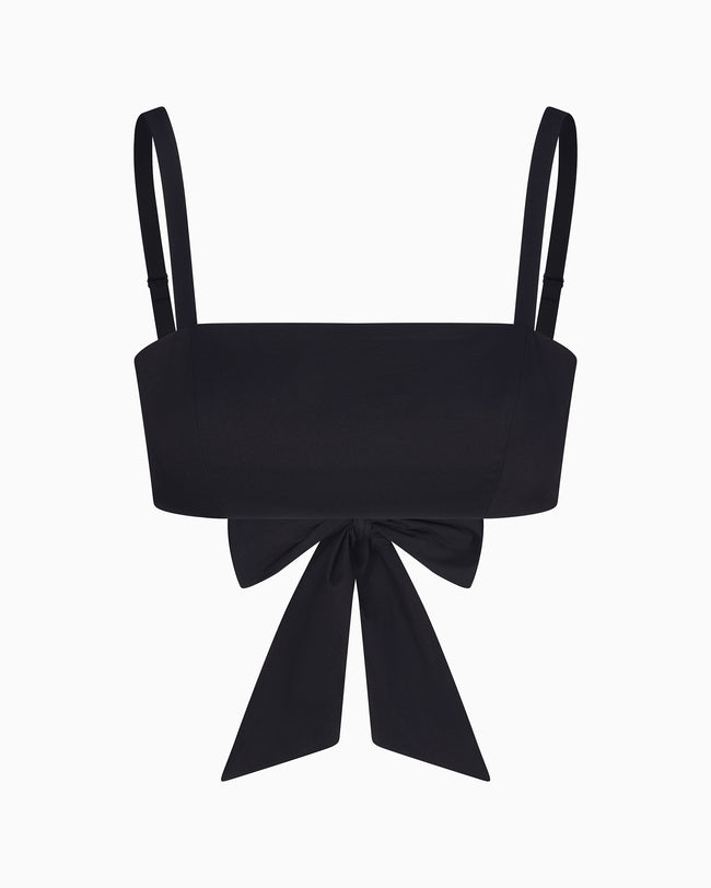 Poplin Bralette | Black