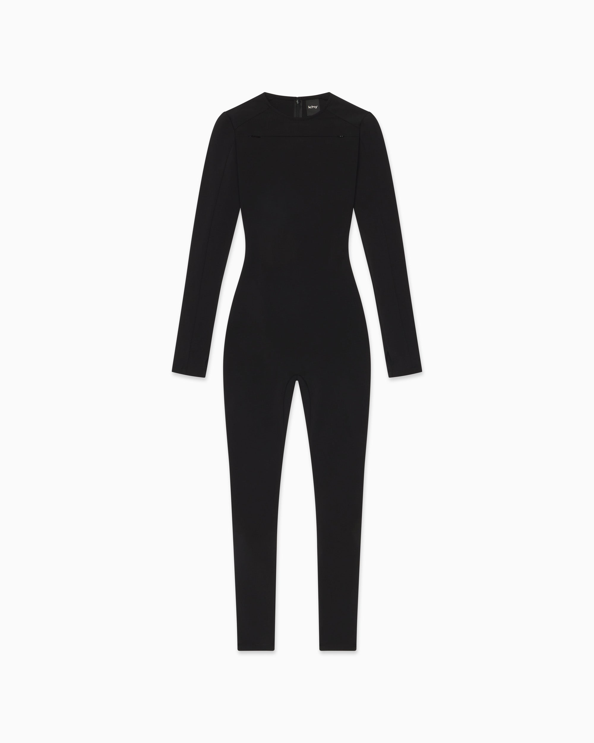 Long Sleeve Catsuit | Black