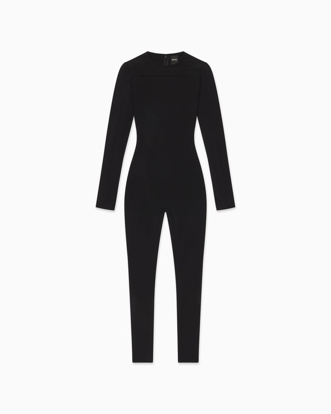 Long Sleeve Catsuit | Black