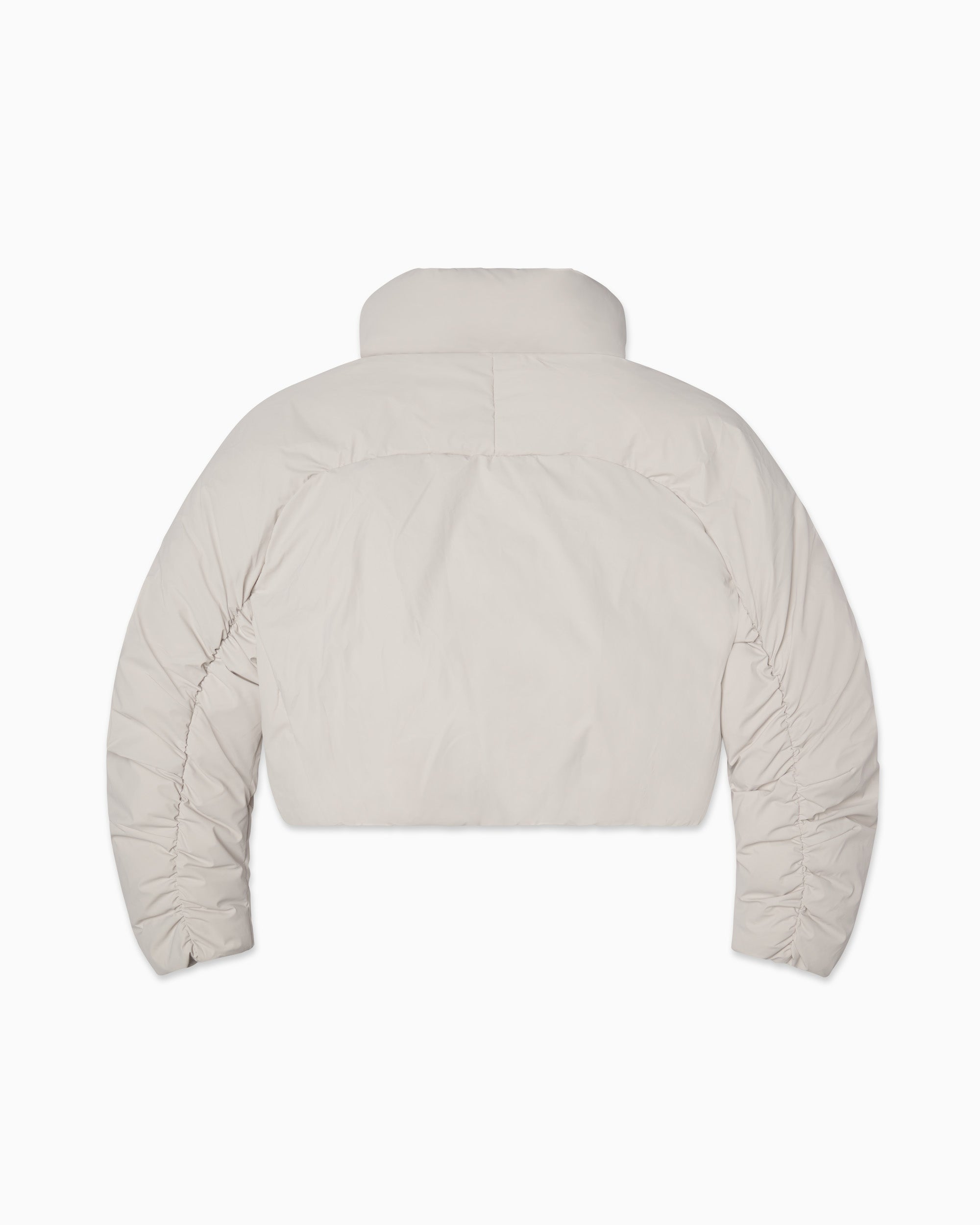 Cropped Puffer Jacket | Stone