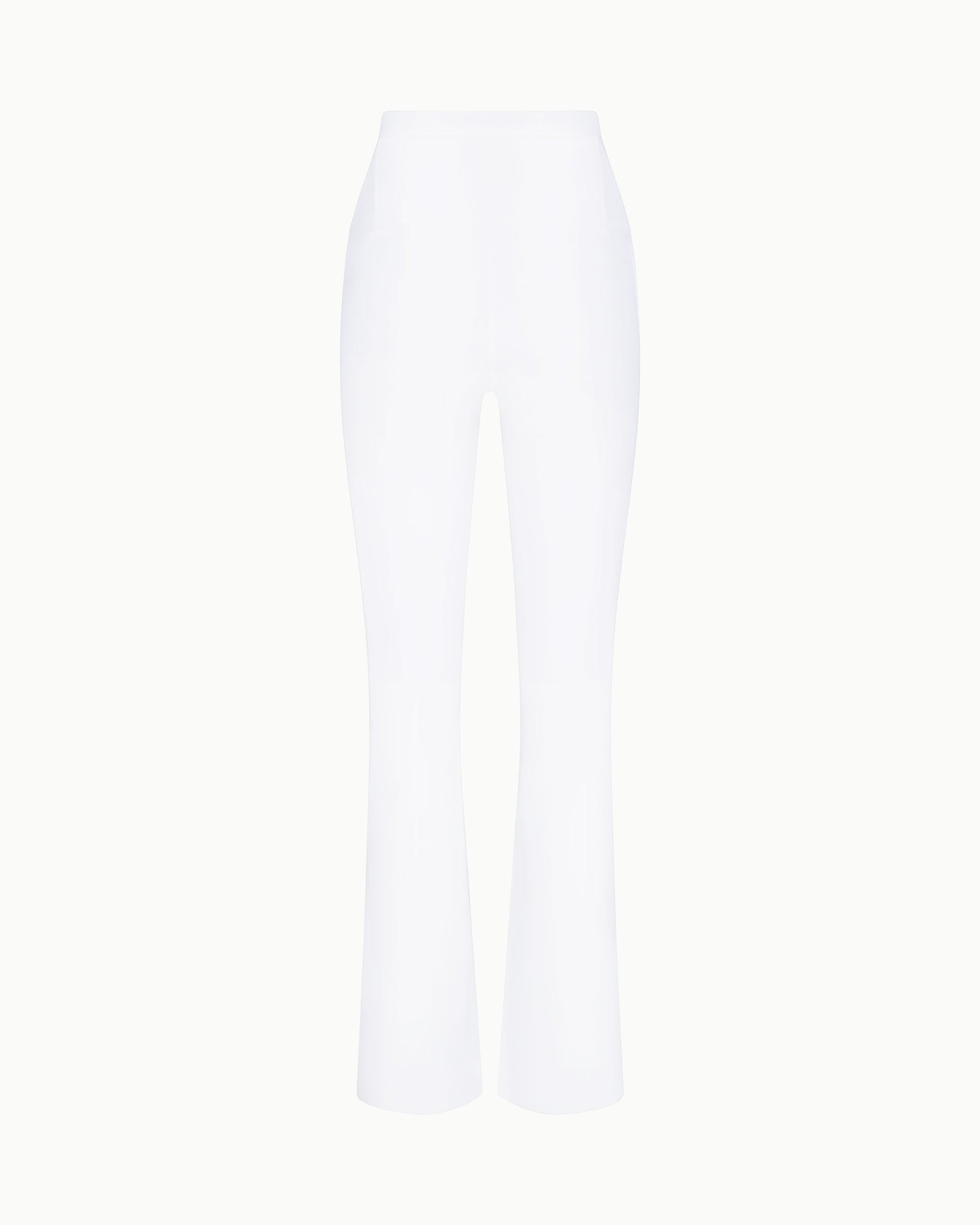 Sleek Stretch Cutout Foldover Pant | Bright White