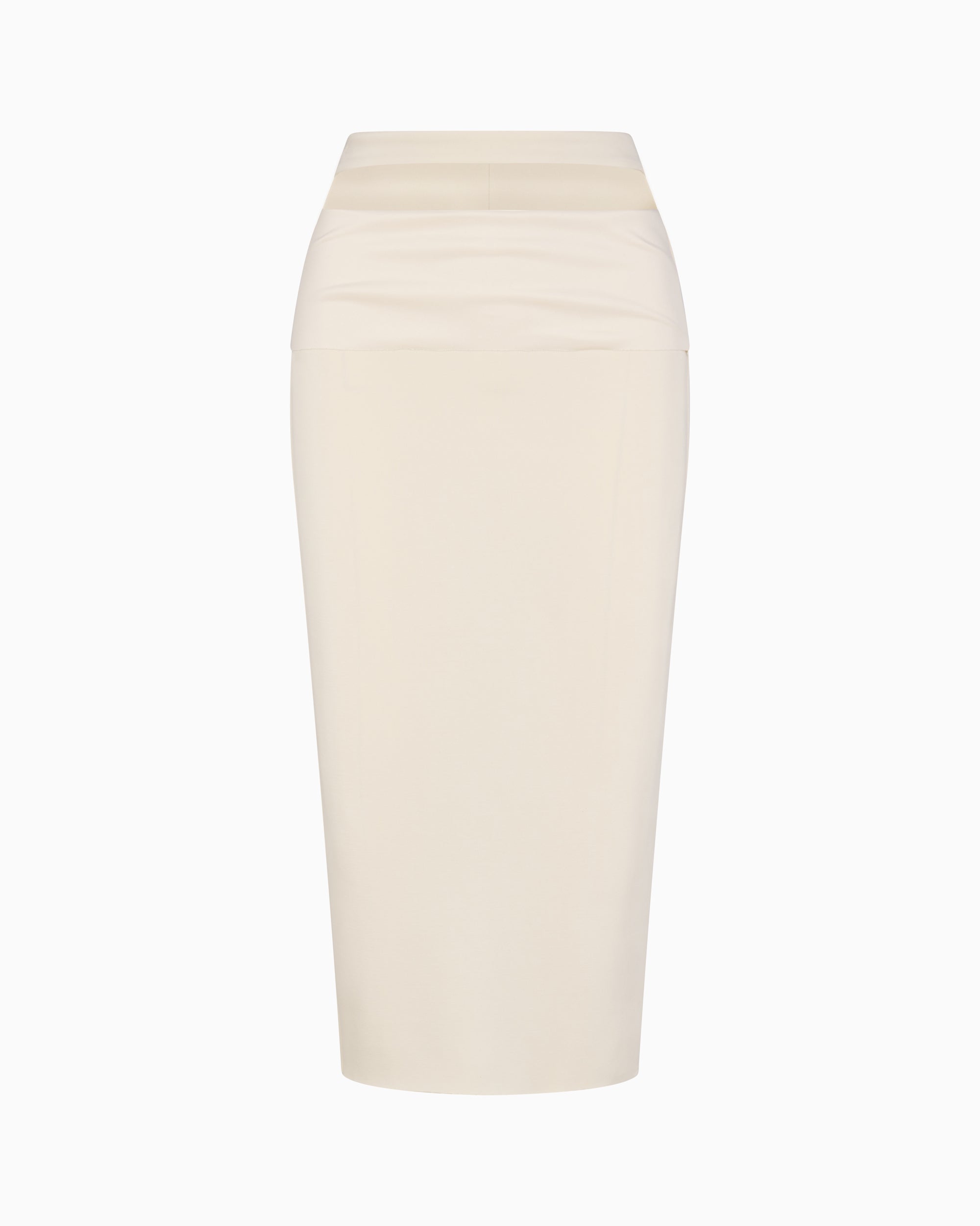 Sueded Stretch Cutout Skirt | Stone