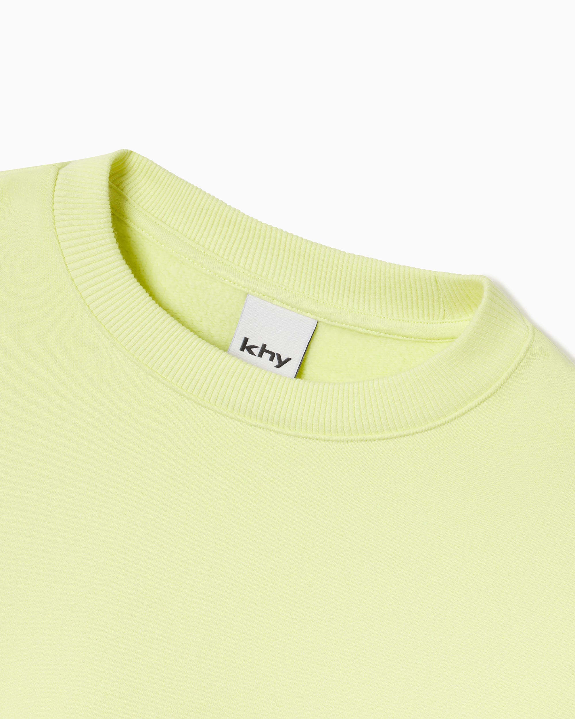 Fleece Crewneck | Limoncello