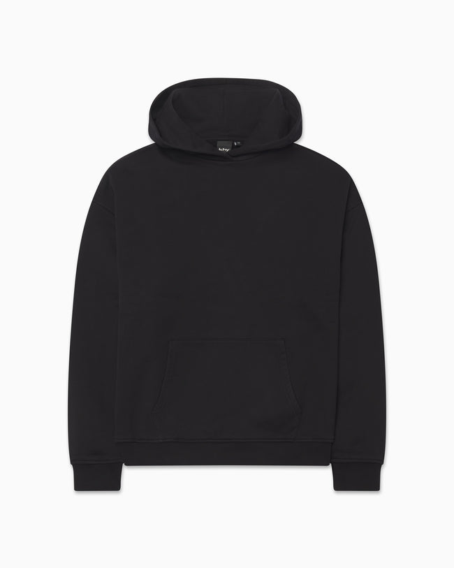 Fleece Oversized Hoodie | Black