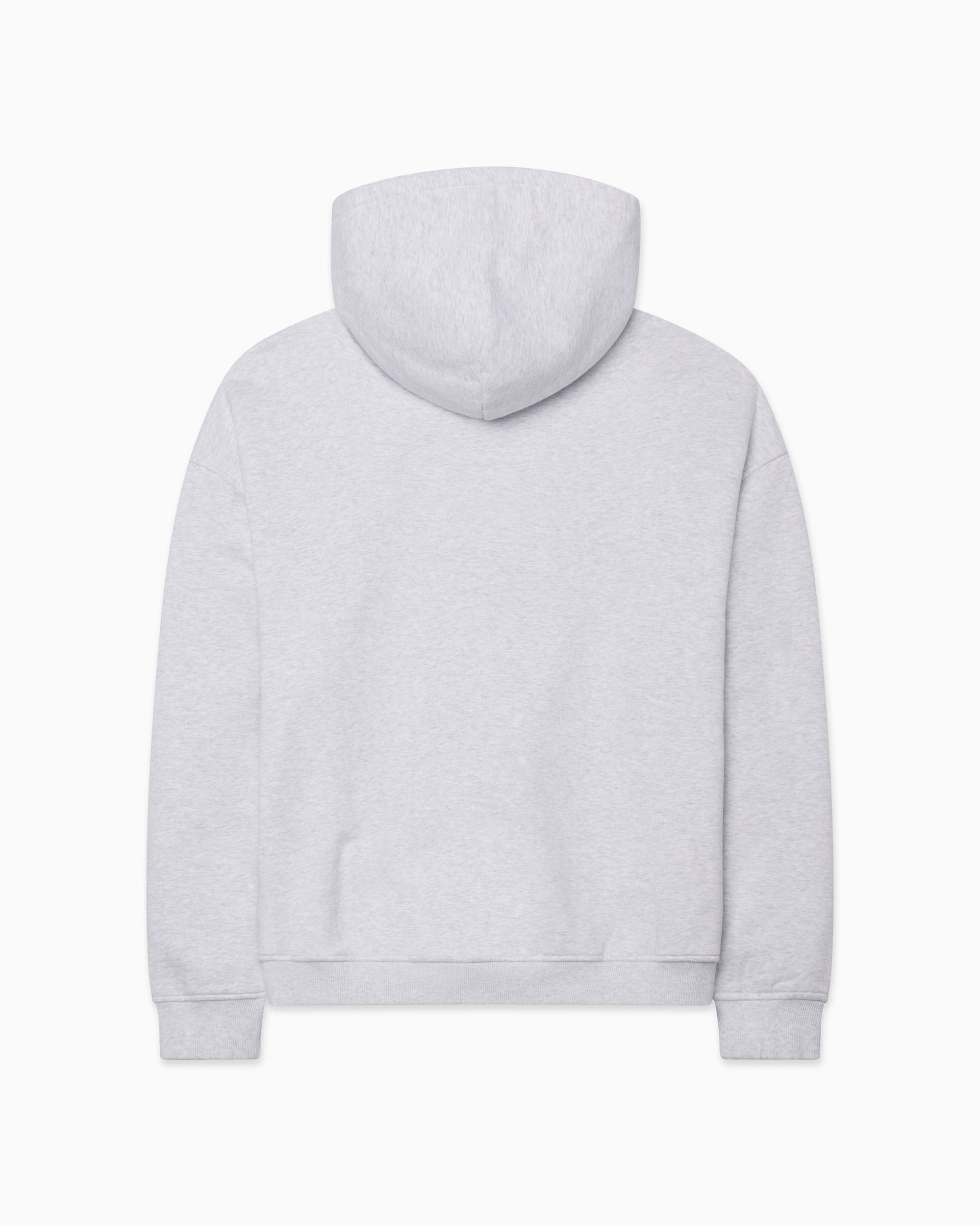 Fleece Oversized Hoodie | Light Heather Grey