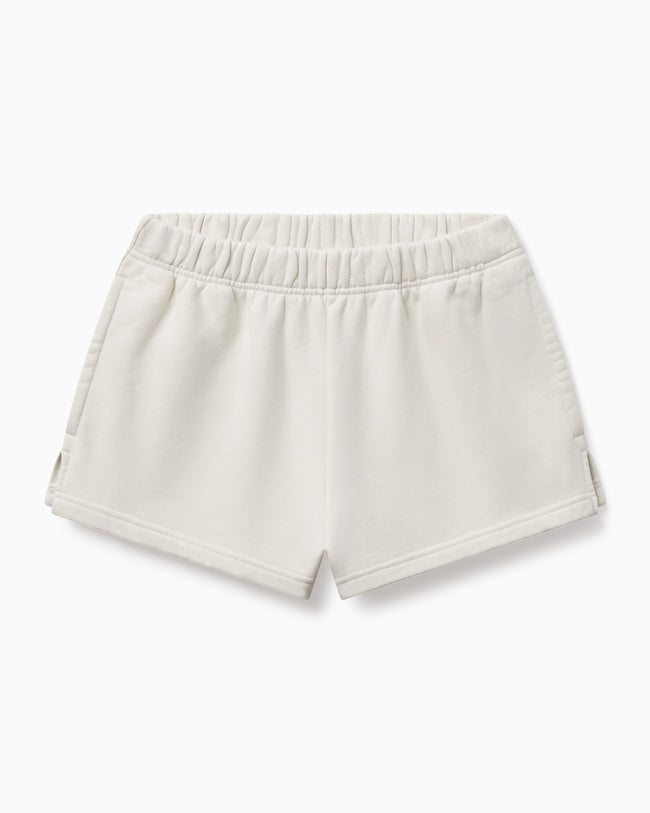 Fleece Mini Short | Ecru