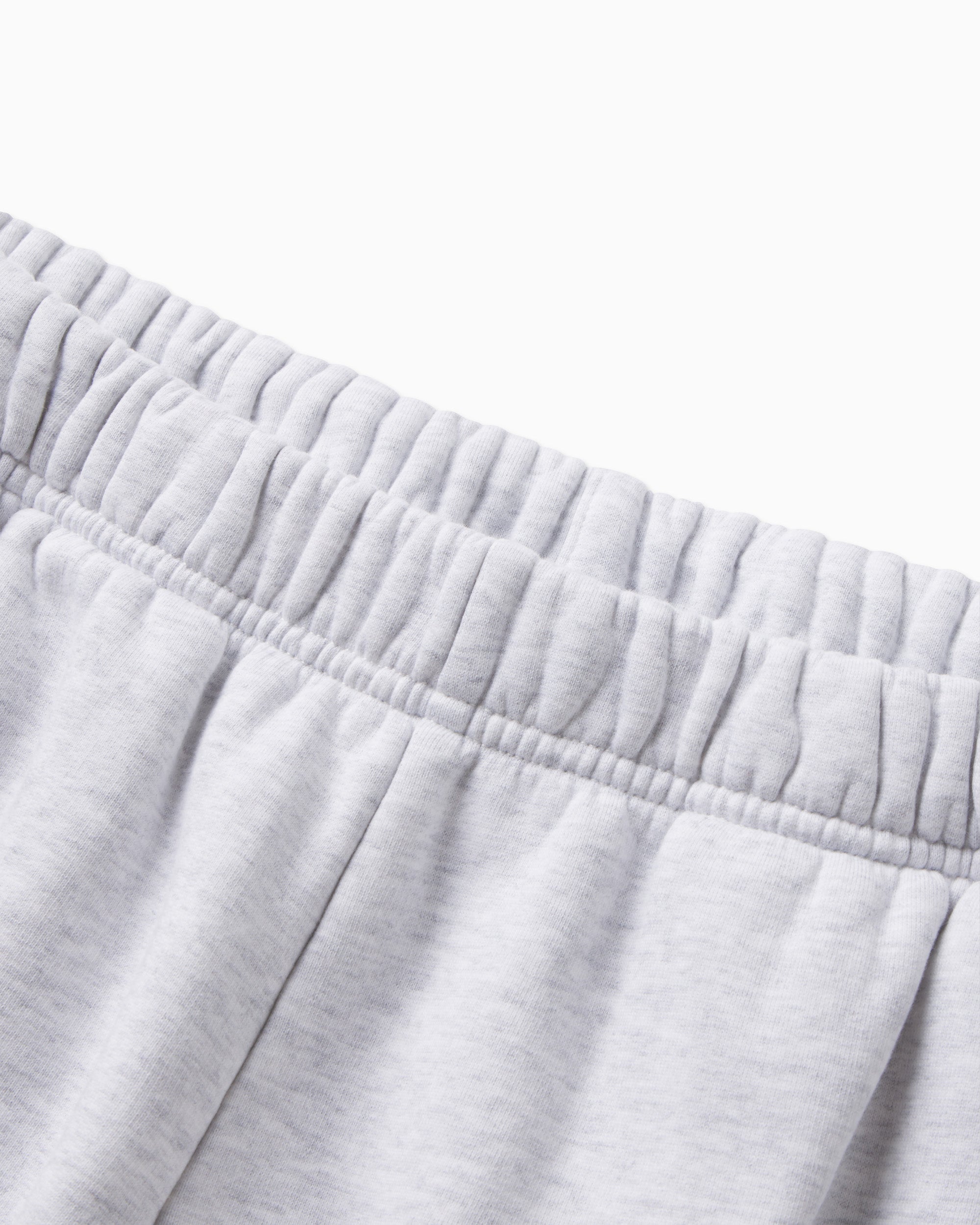 Fleece Straight Leg Pant | Light Heather Grey