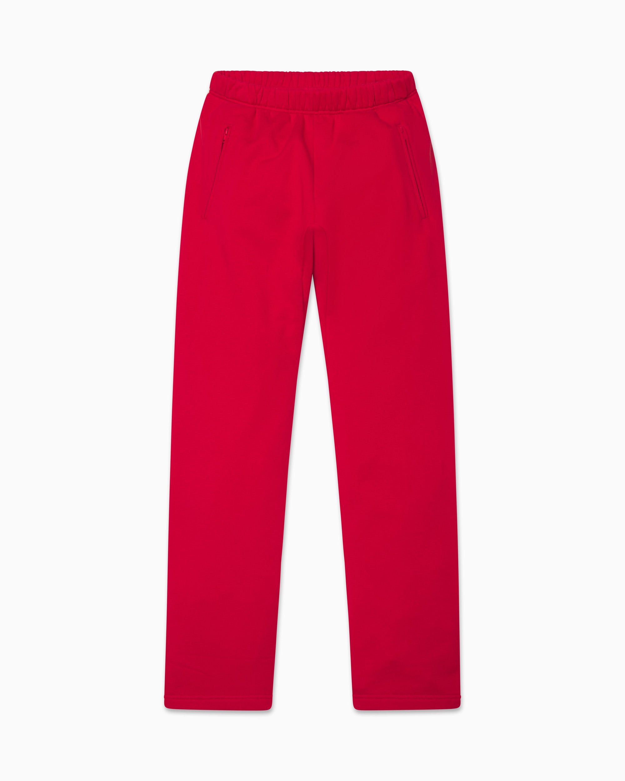 Fleece Straight Leg Pant | Red