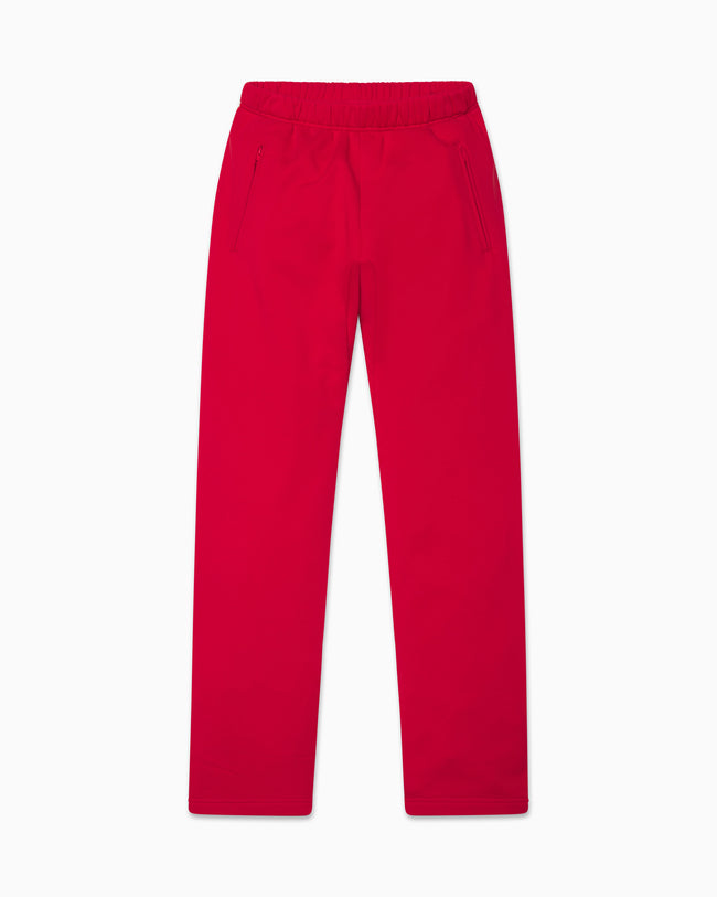 Fleece Straight Leg Pant | Red