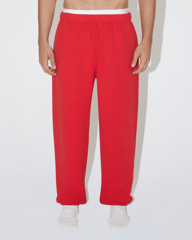 Fleece Jogger | Red