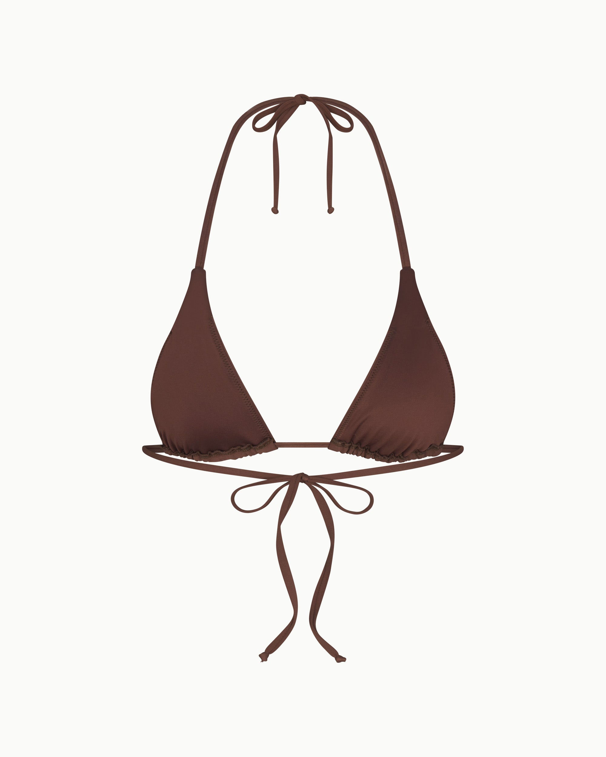 Micro Triangle Bikini Top | Chocolate