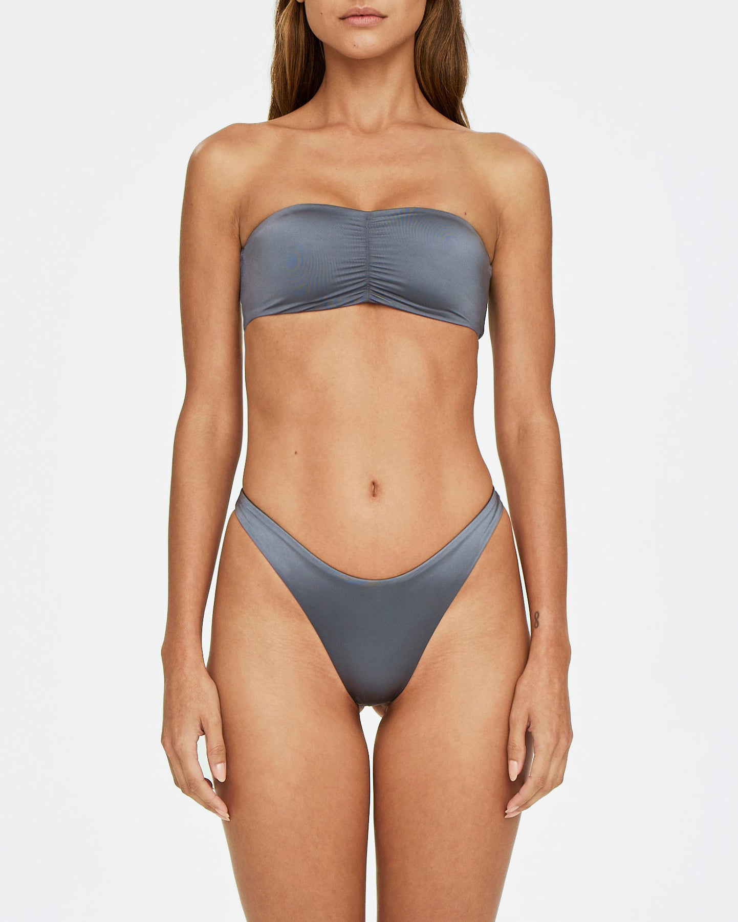 Ruched Cheeky Bikini Bottom | Meteor