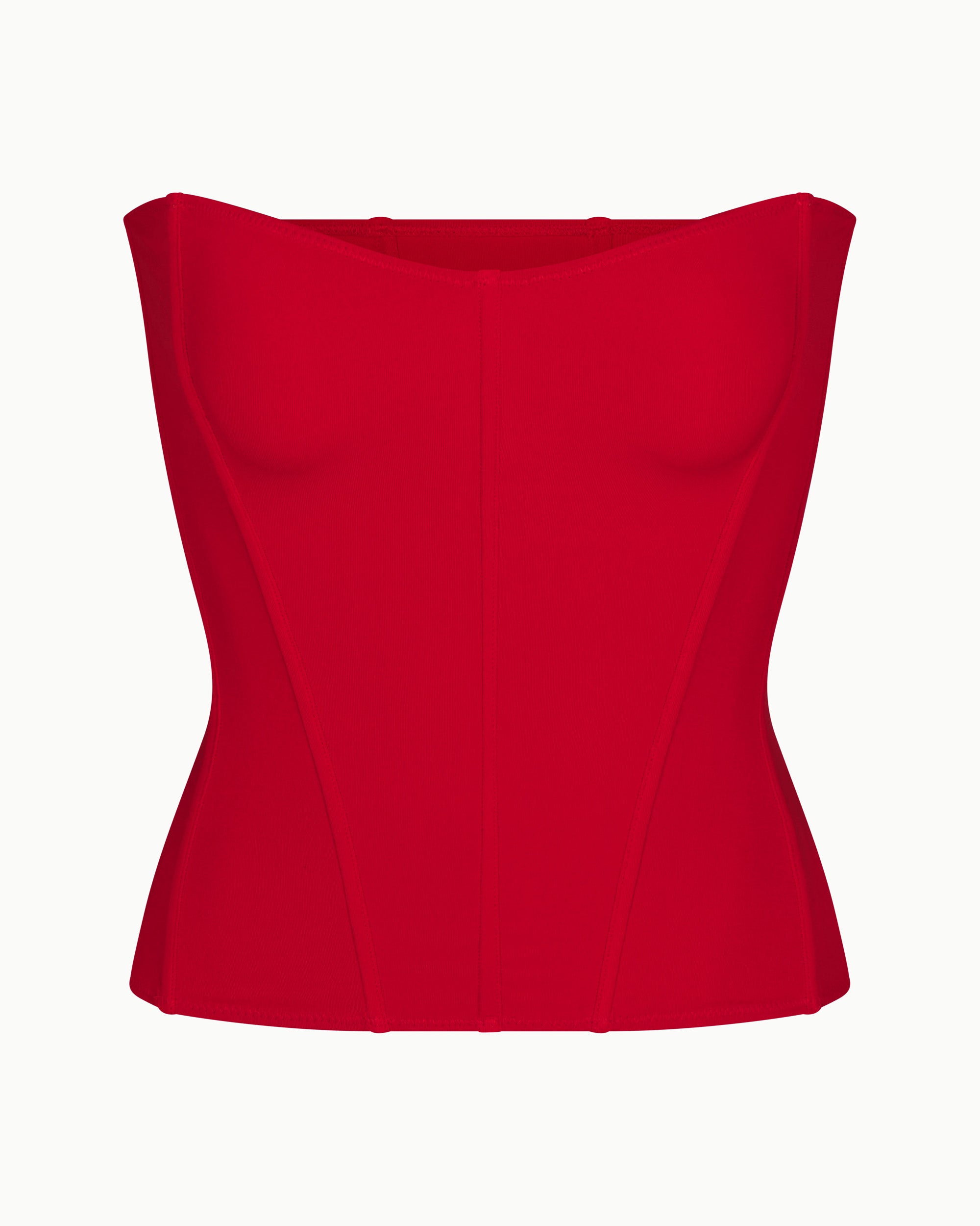 Corset Swim Top | Cherry