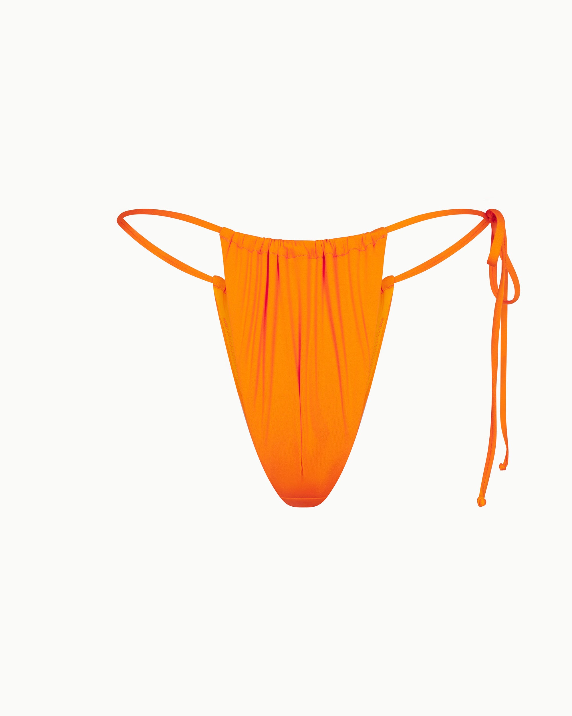 Ruched Tie Bikini Bottom | Sunset