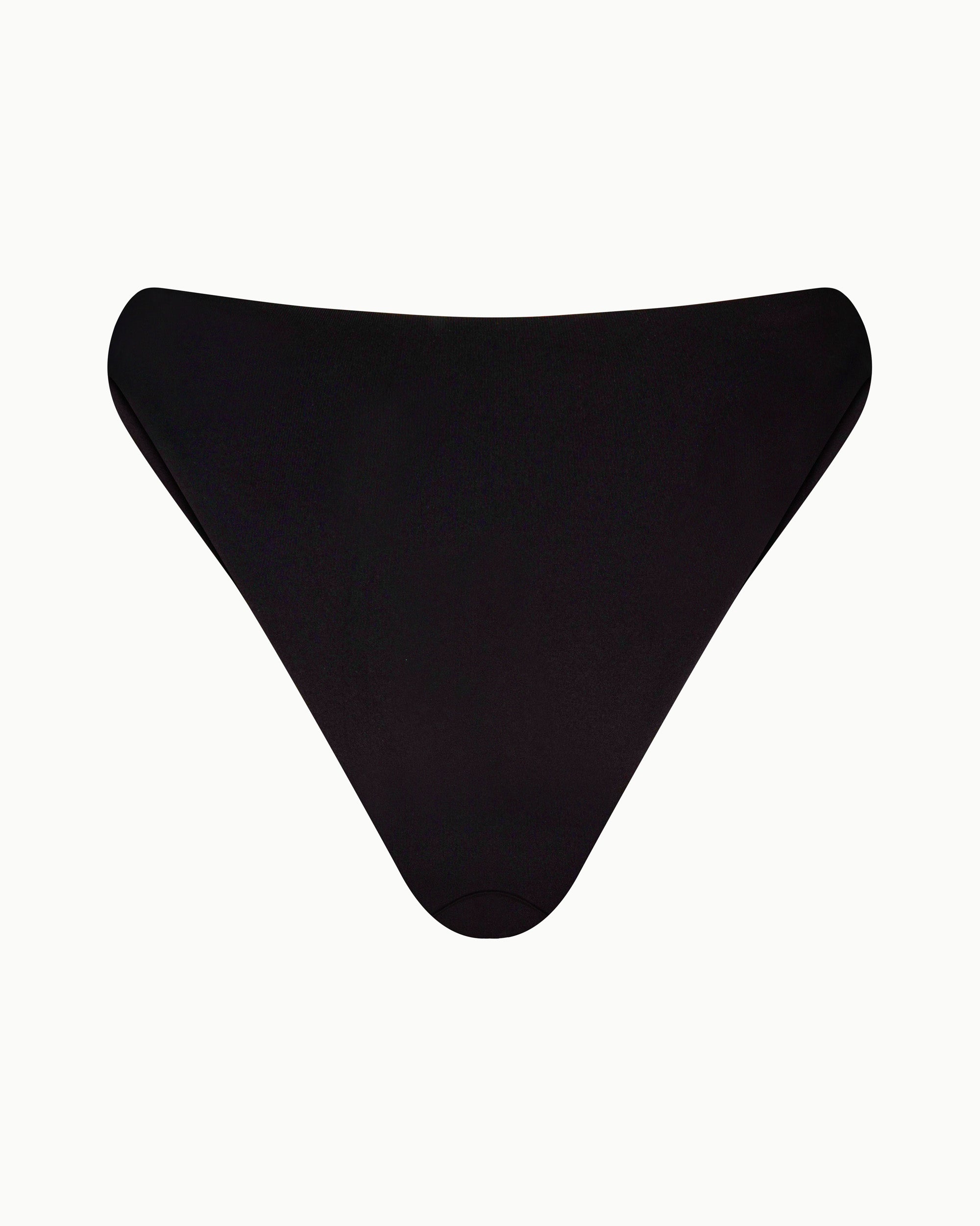 High Rise Bikini Bottom | Black