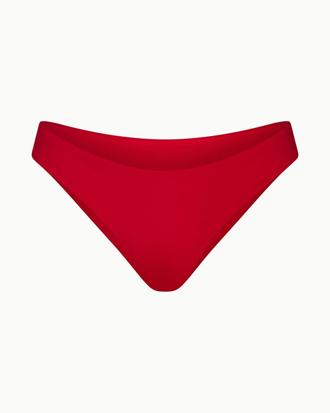 Low Rise Bikini Bottom | Cherry