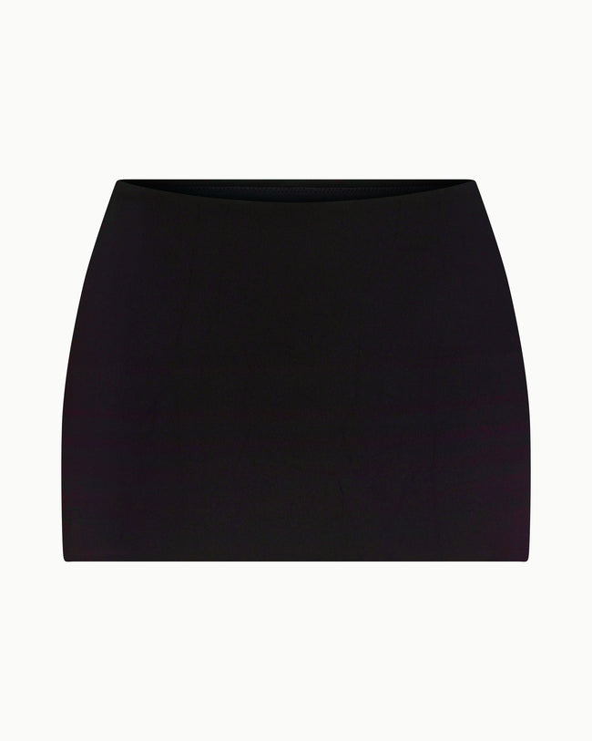 Ultra Mini Swim Skirt | Black