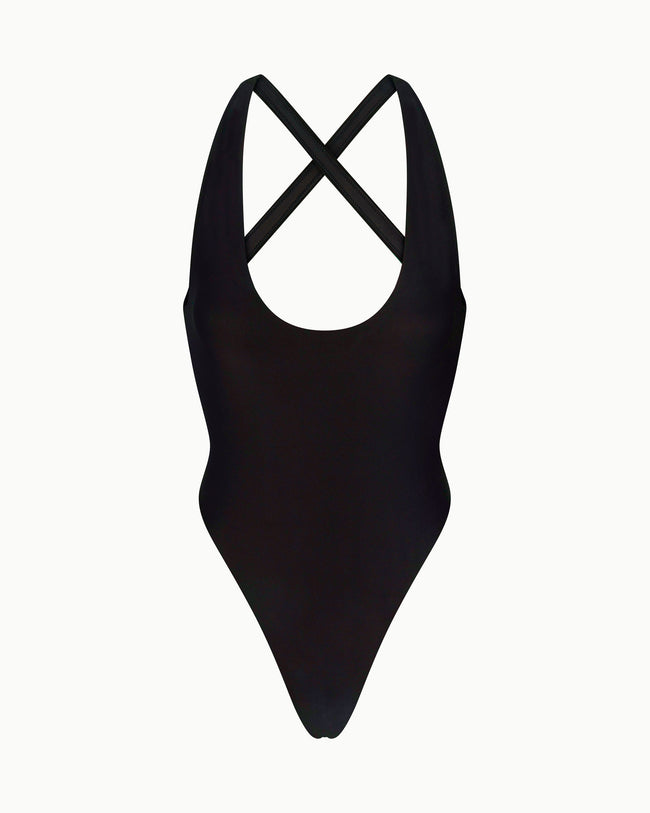 Crossback One Piece | Black