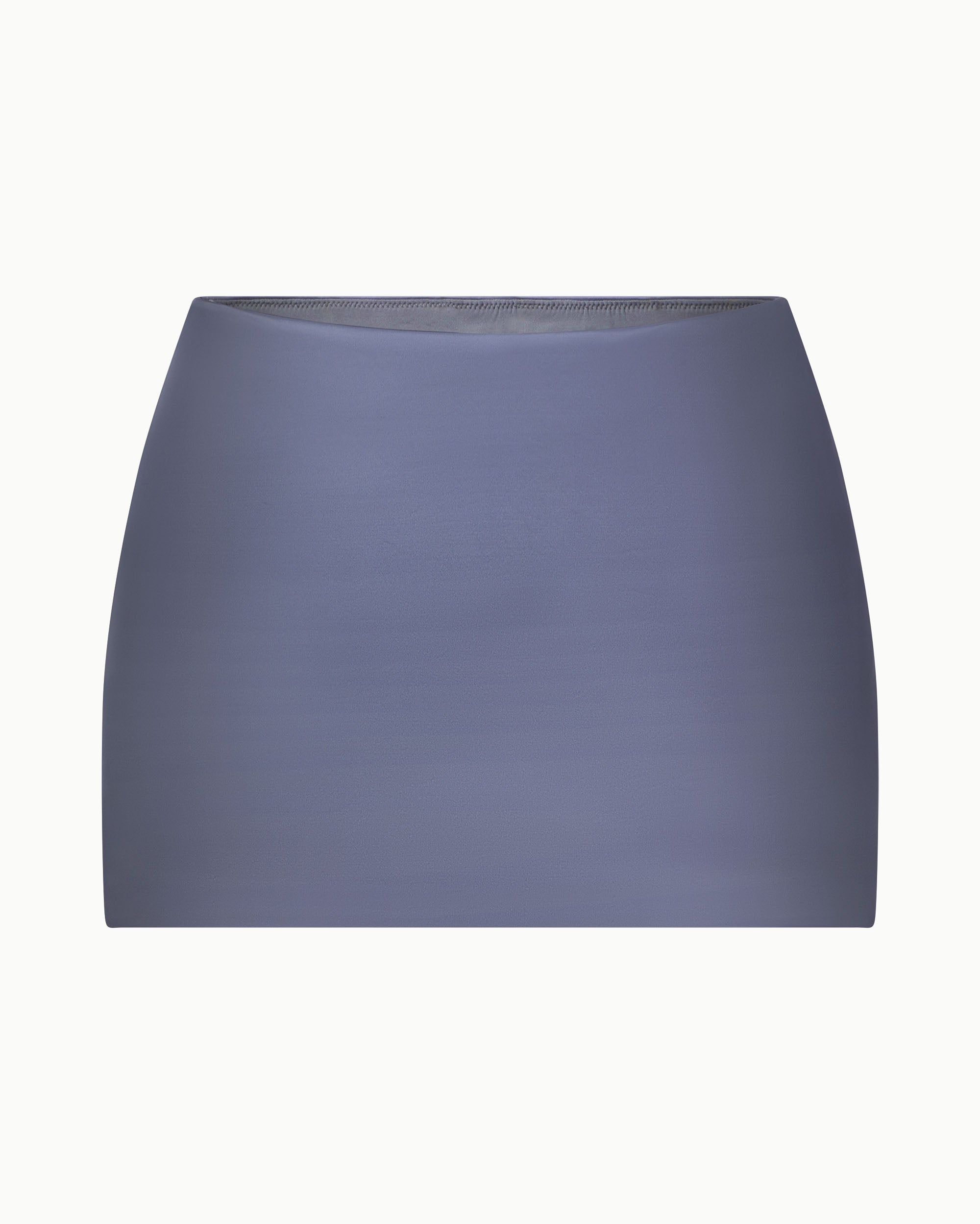 Satin Ultra Mini Swim Skirt | Meteor