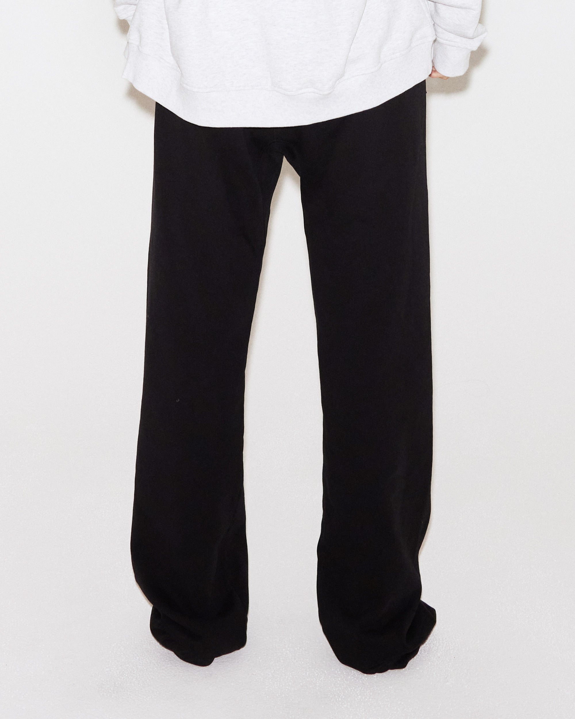 Fleece Straight Leg Pant | Black