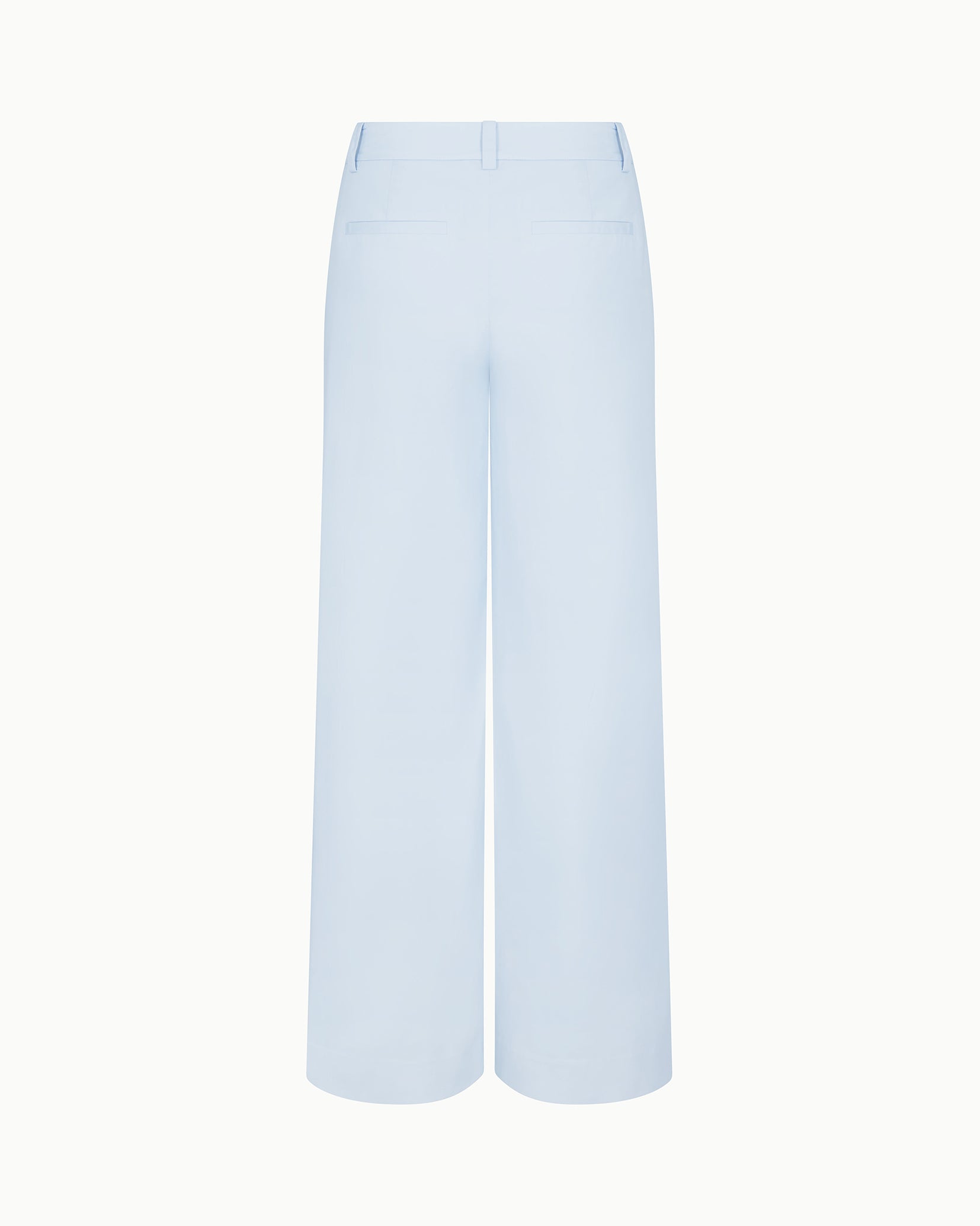 Poplin Low Rise Trouser | Ice Blue