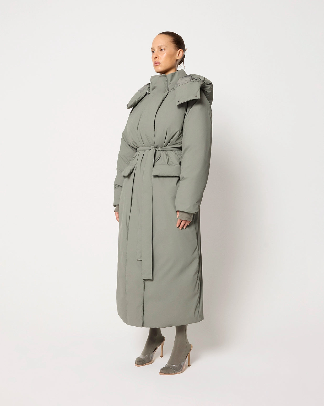 Puffer Coat | Dusty Olive