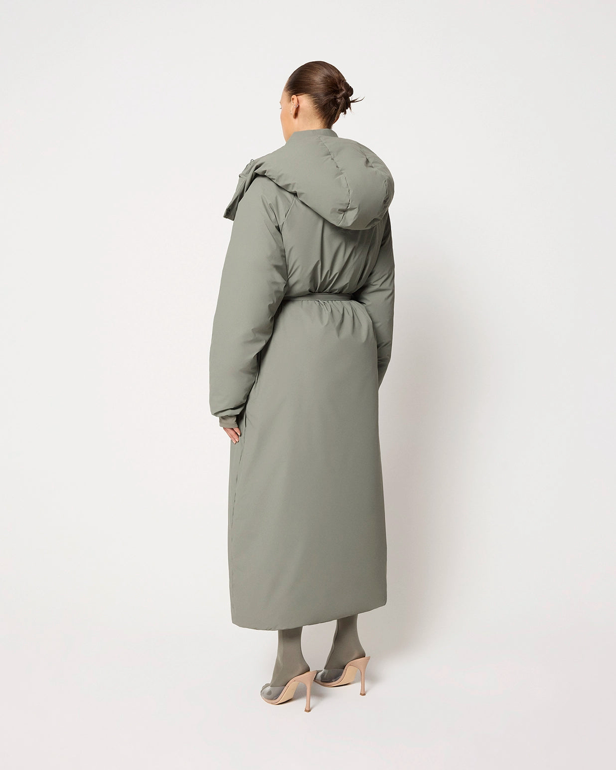 Puffer Coat | Dusty Olive