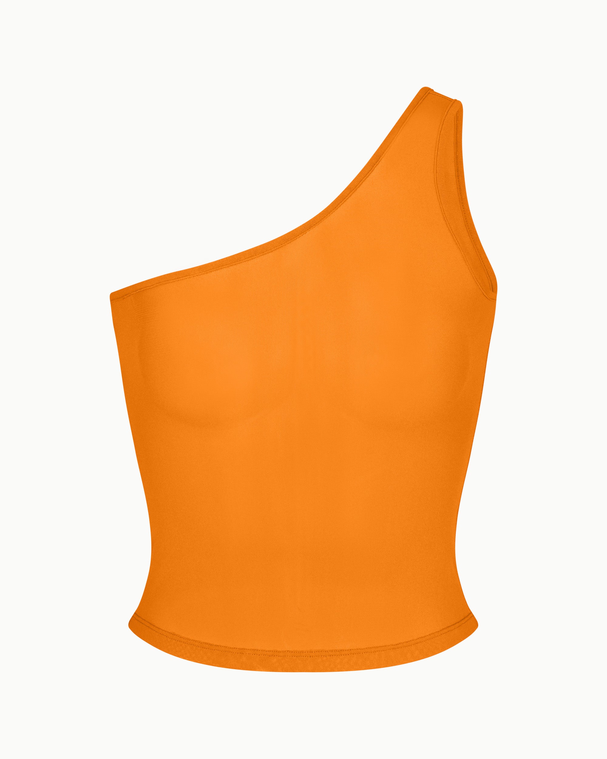 Mesh One Shoulder Top | Sunset