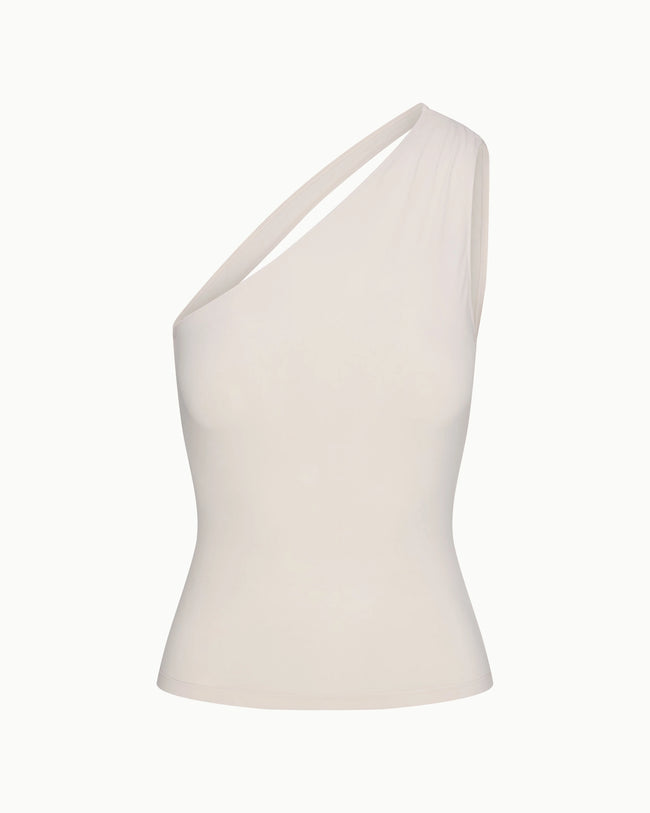 One Shoulder Cutout Tank | Shell