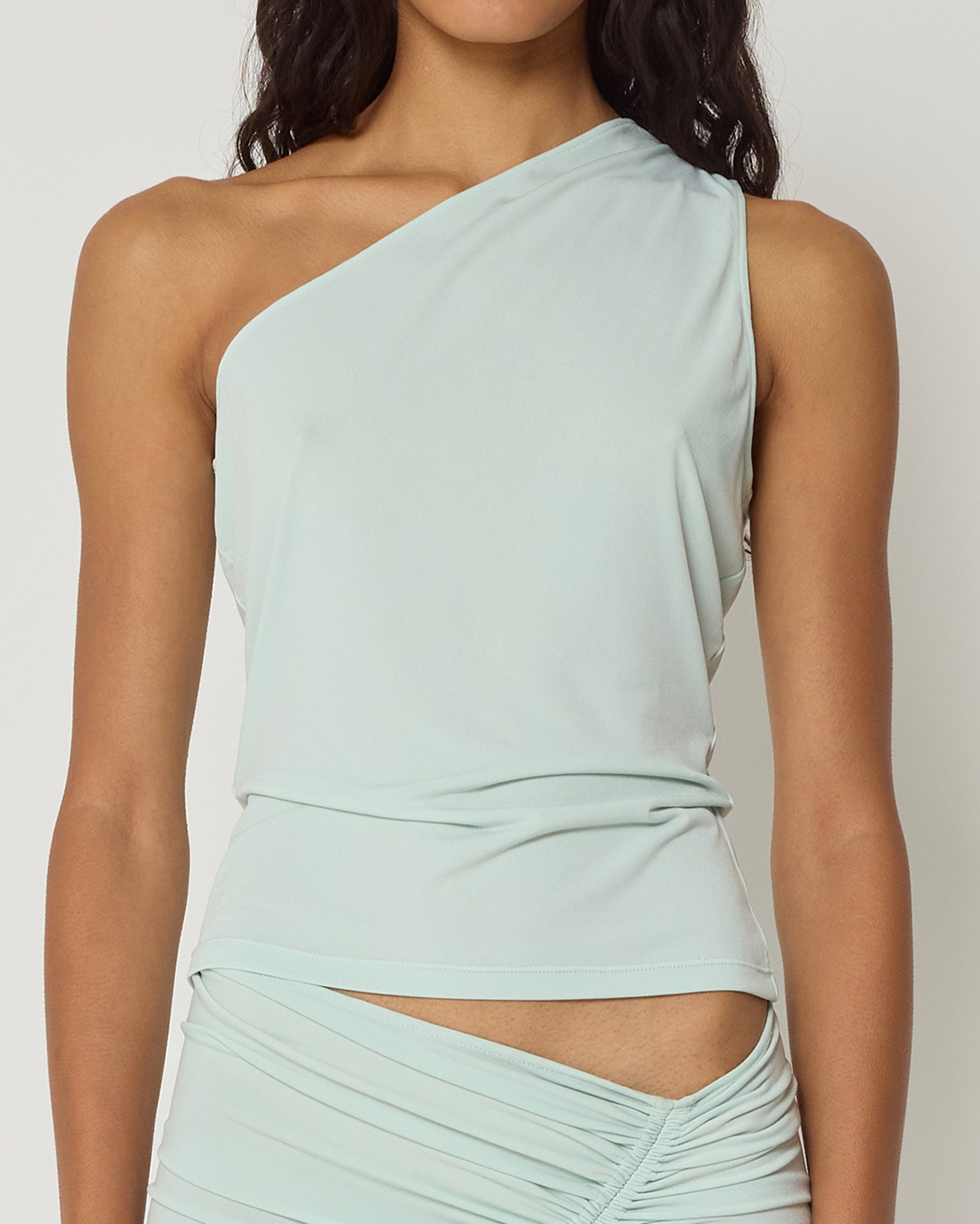 One Shoulder Cutout Tank | Surf Spray