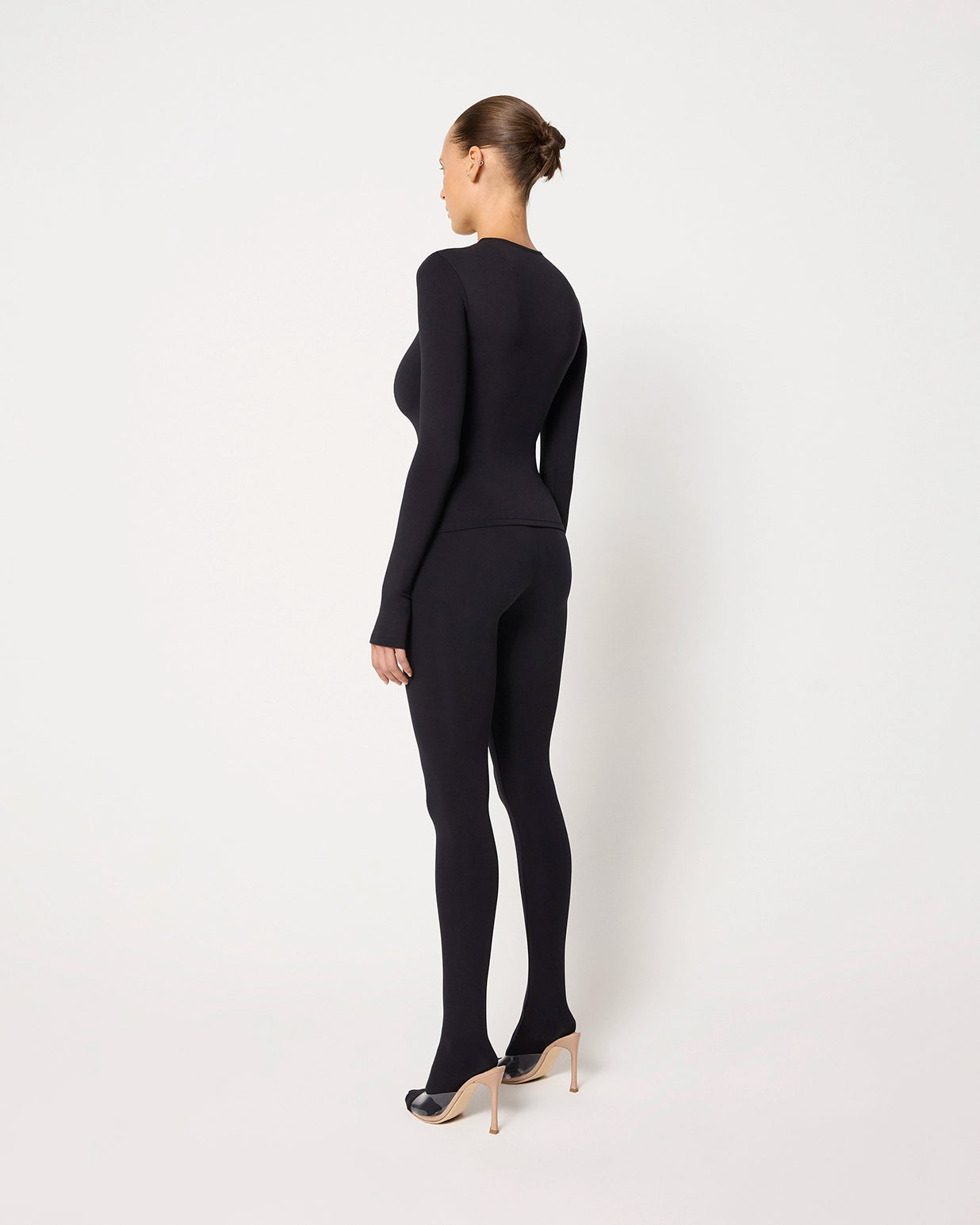 Footed Legging | Black