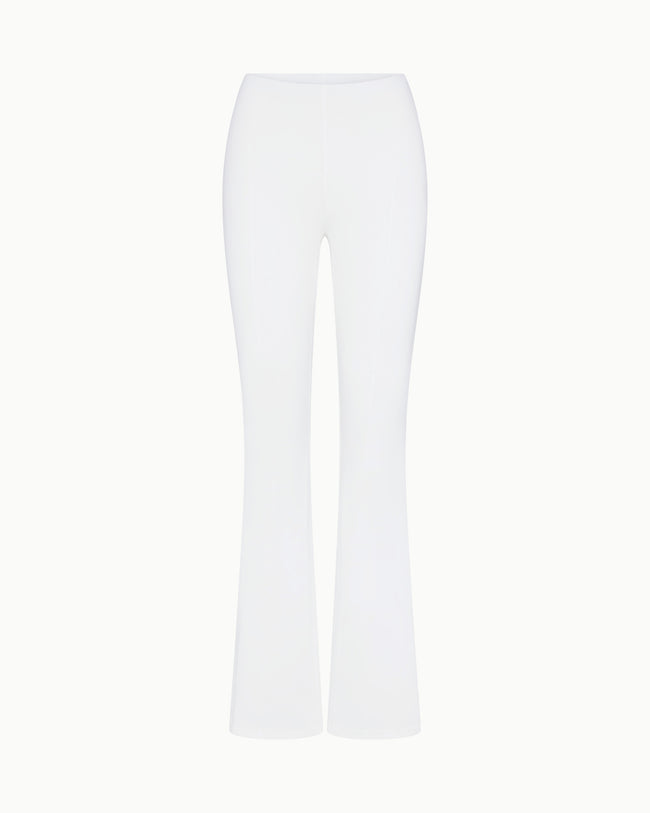 Soft Stretch Low Rise Pant | Pearl White