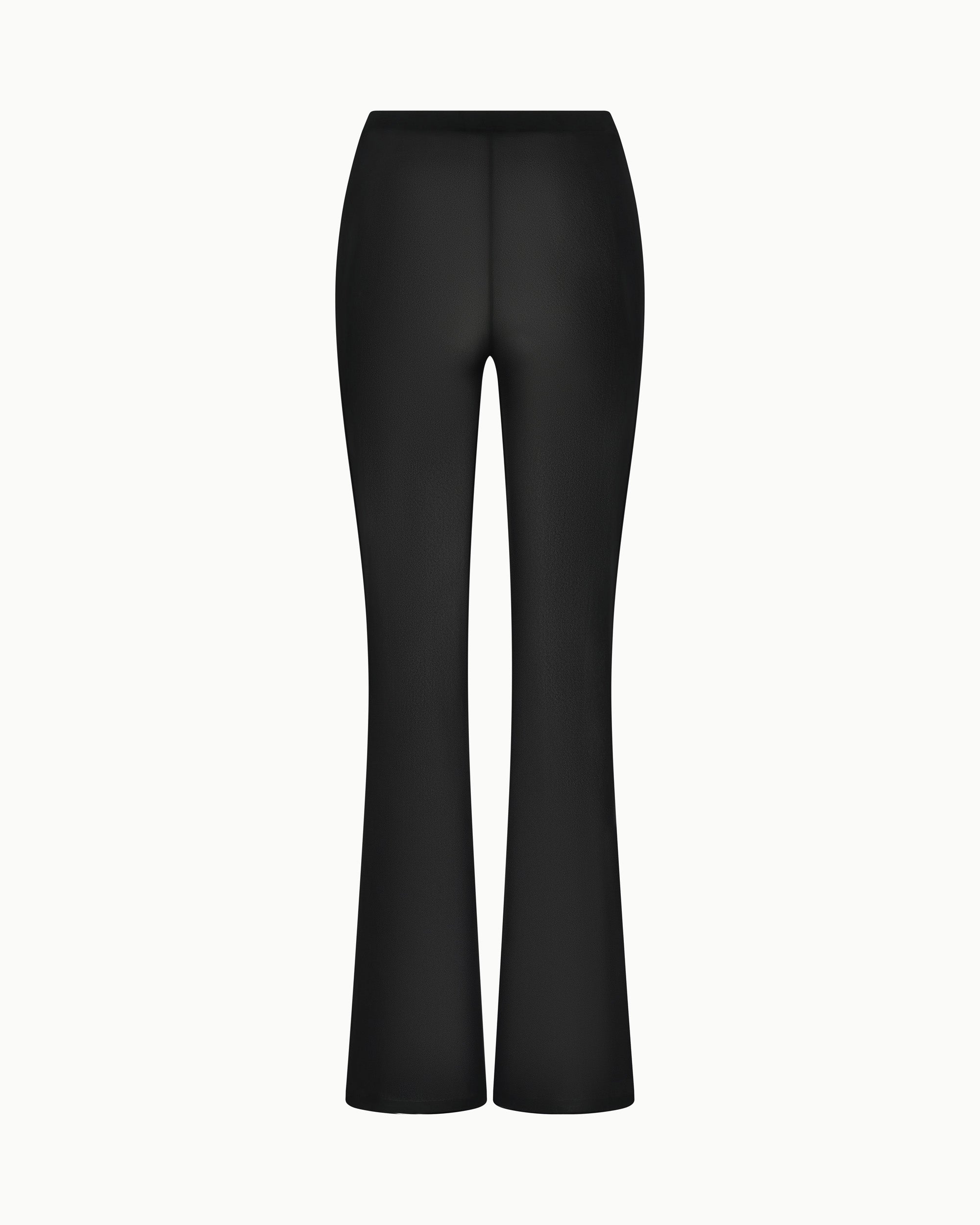 Mesh Low Rise Pant | Black