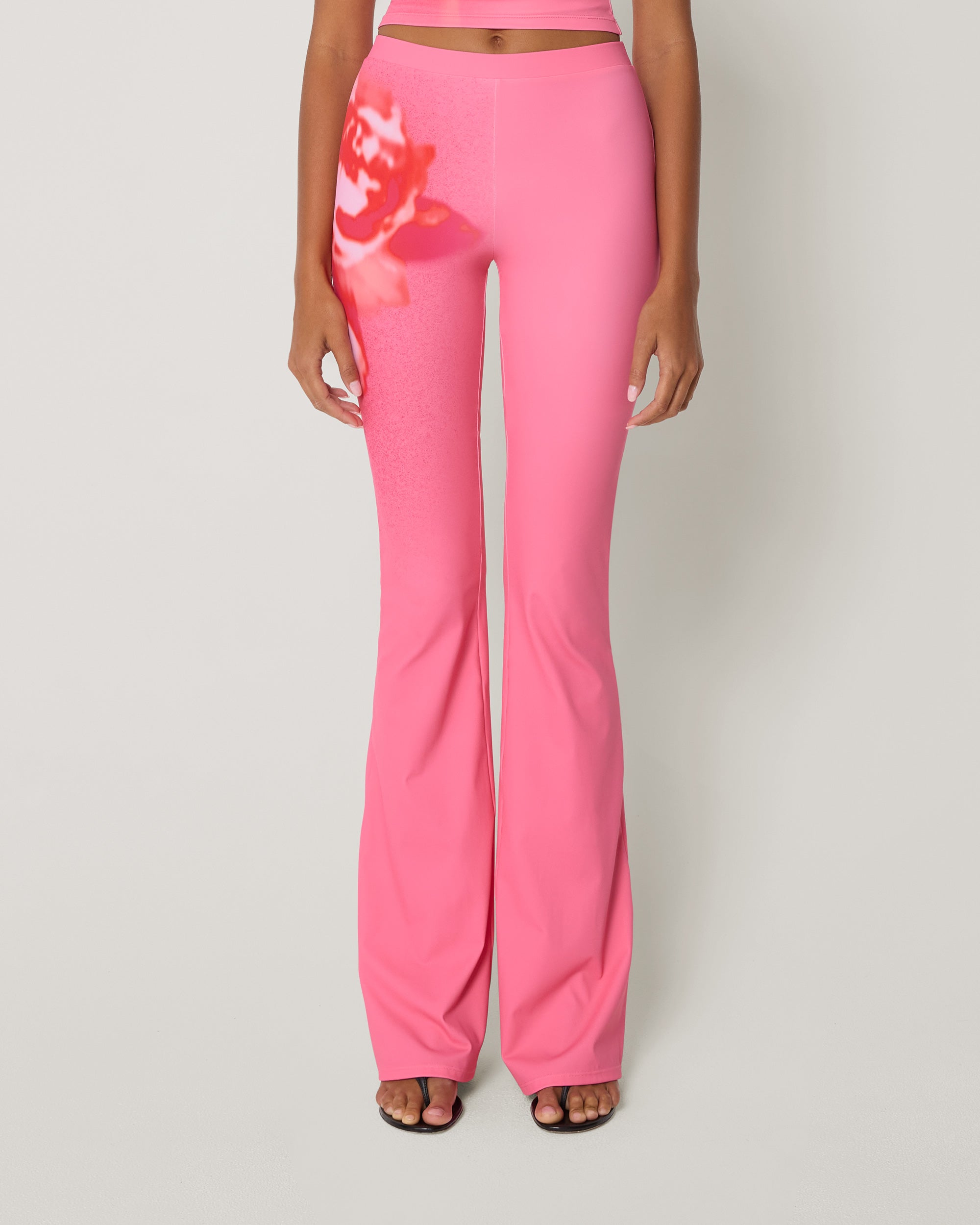 Smooth Stretch Low Rise Pant | Pink Peony