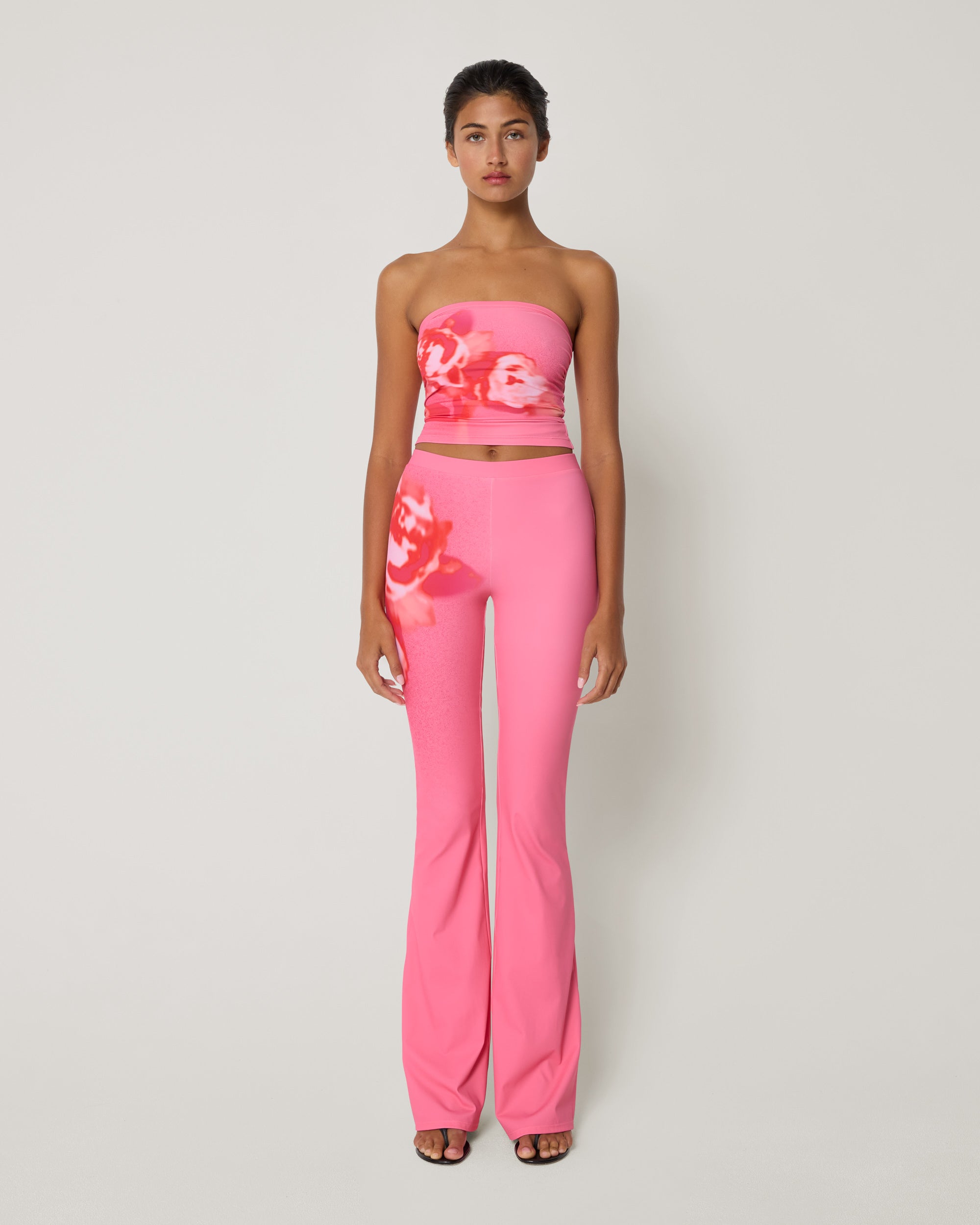 Smooth Stretch Low Rise Pant | Pink Peony