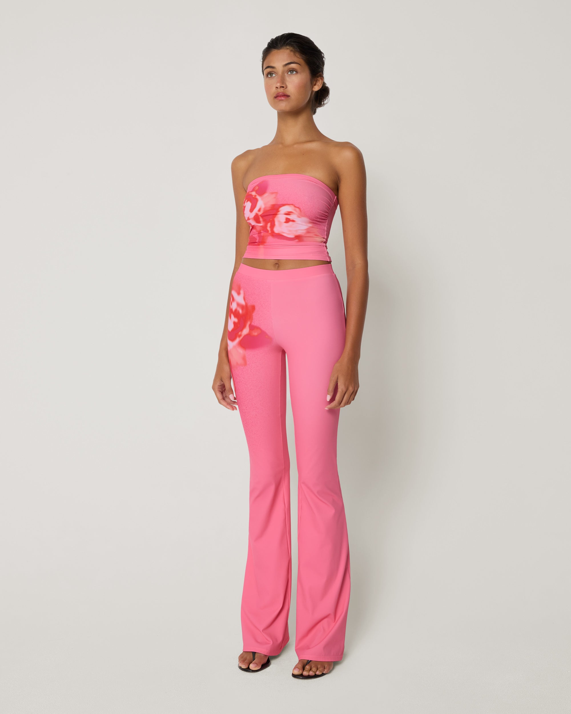 Smooth Stretch Low Rise Pant | Pink Peony