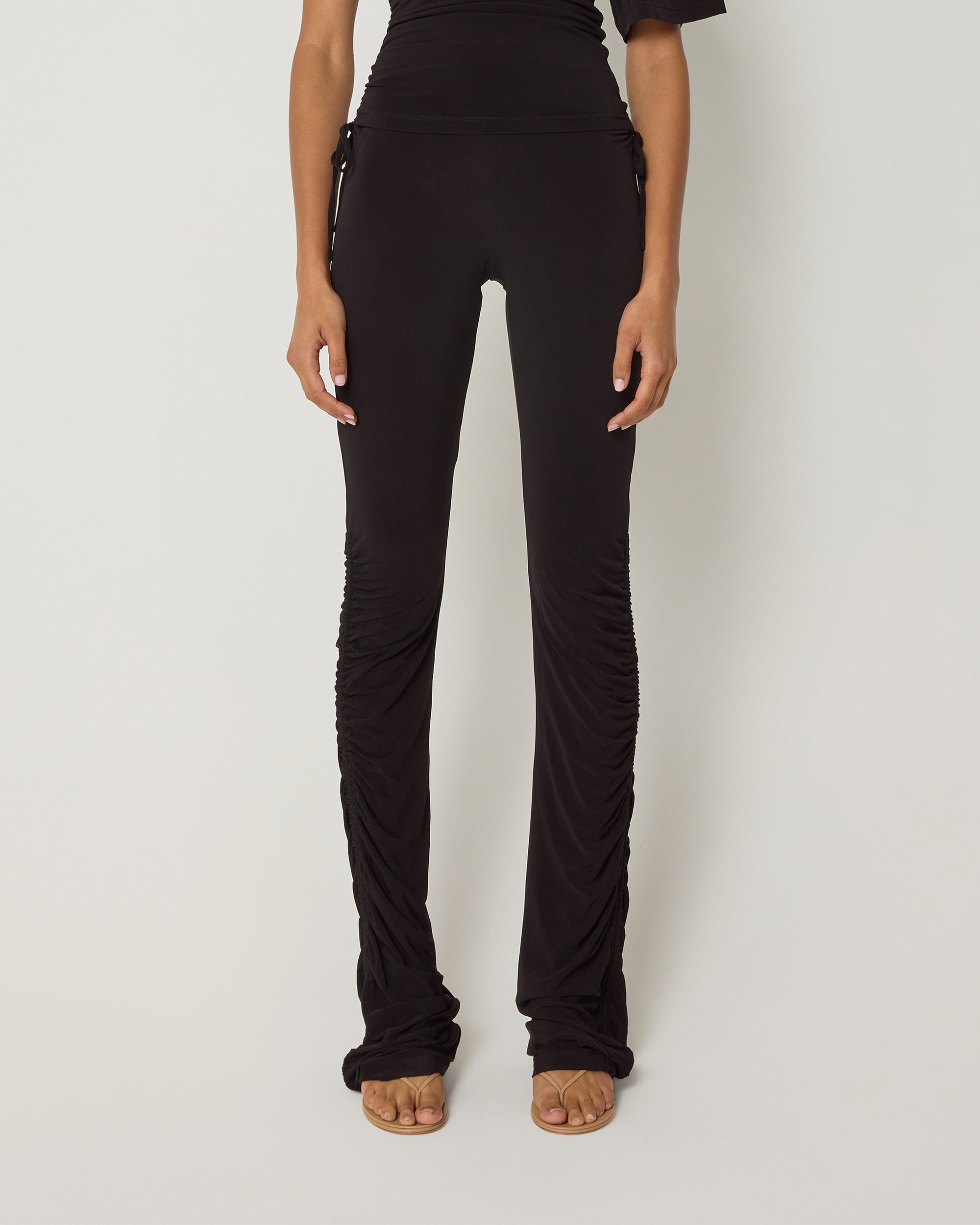 Ruched Pant | Black