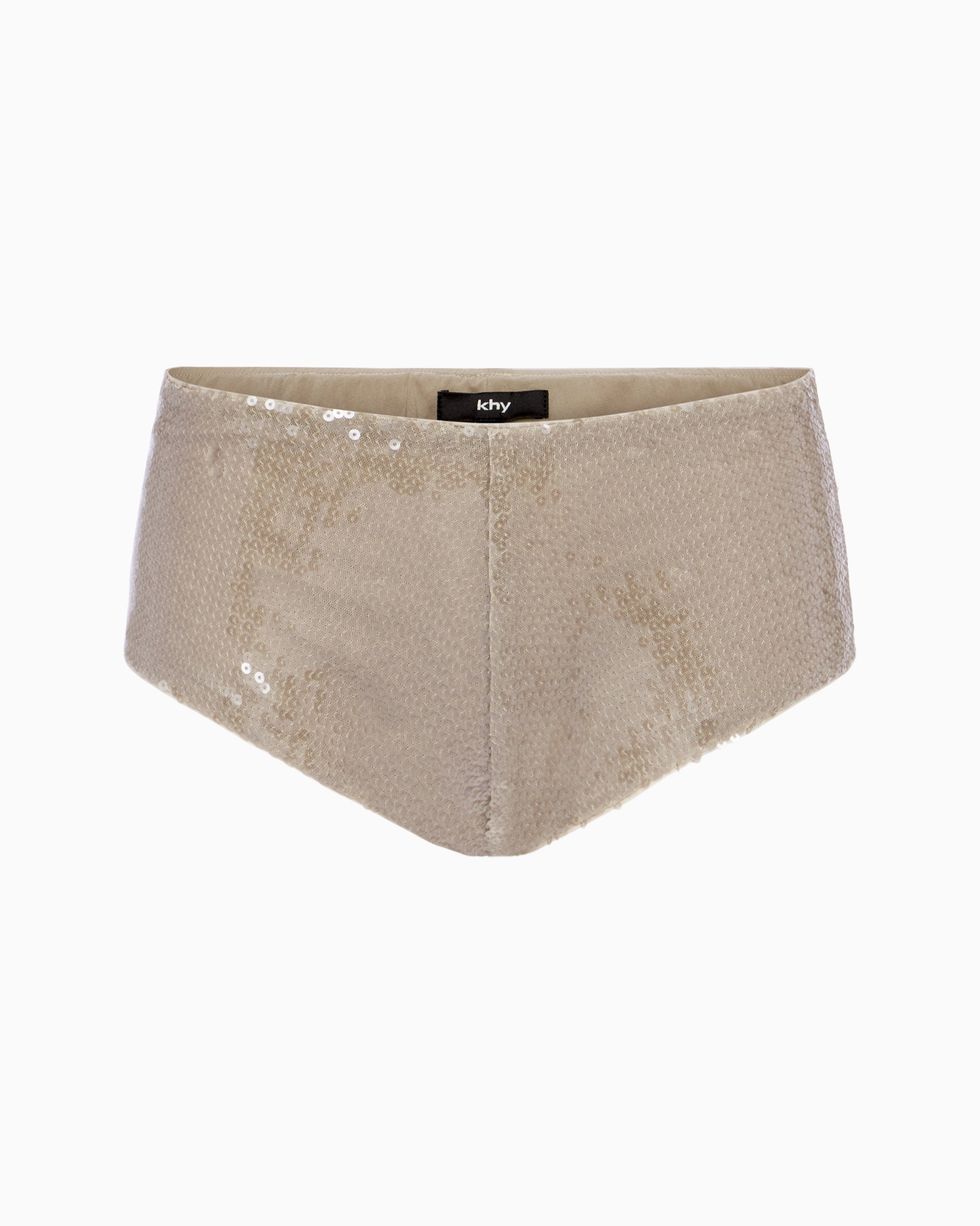 Sequin Micro Short | Champagne