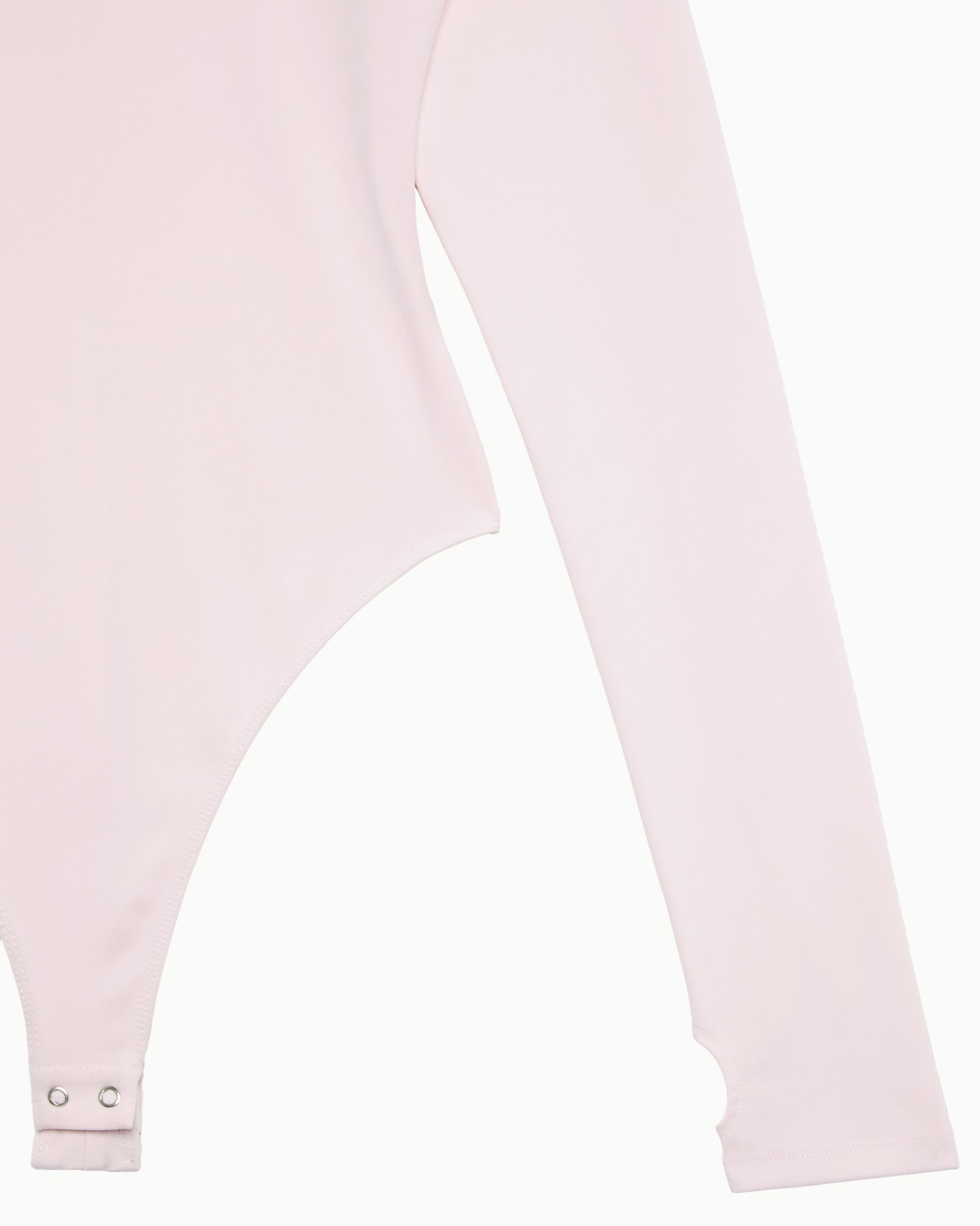 Long Sleeve Crewneck Bodysuit | Powder Pink