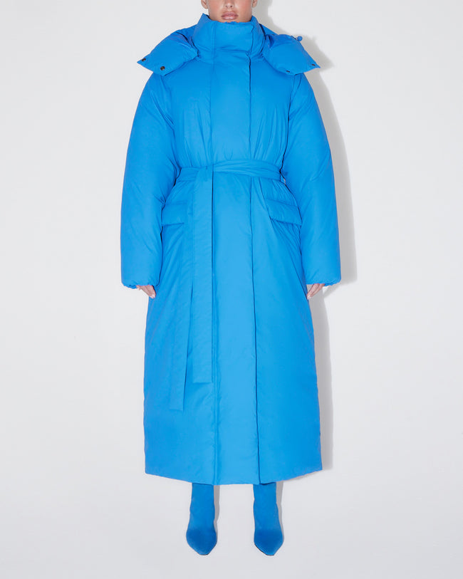 Puffer Coat | Cobalt Blue