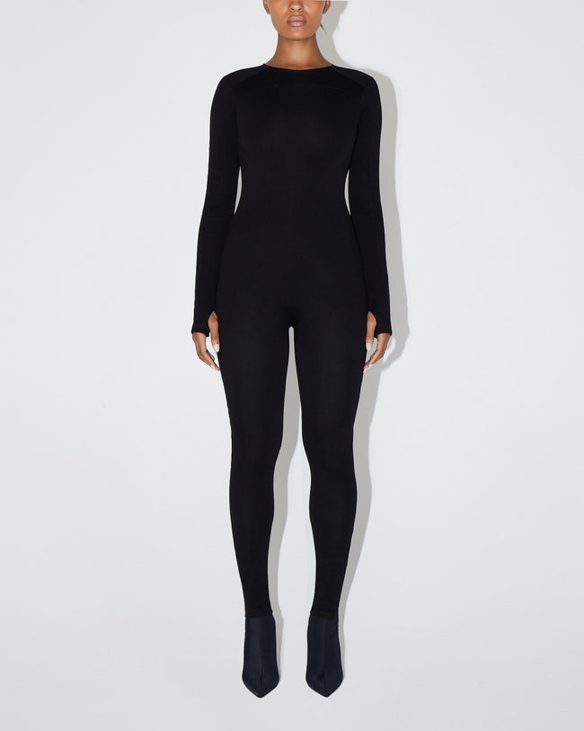 Long Sleeve Catsuit | Black