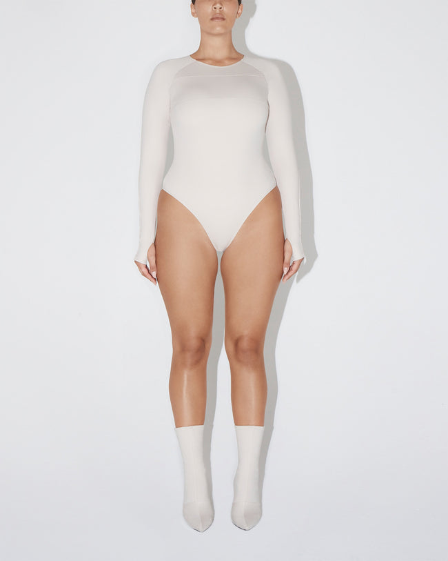 Long Sleeve Bodysuit | Stone