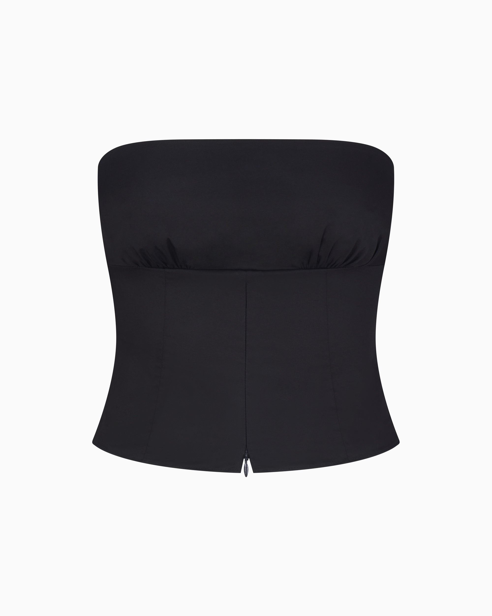 Poplin Tube Top | Black